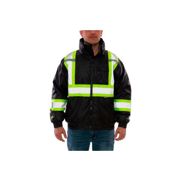 Tingley Tingley Bomber II Jacket, Black with Fluorescent Yellow/Green Tape, M J26123C.MD - main